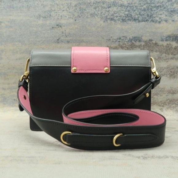 Authentic Prada Cahier Ribbon Mulitcolor Leather Shoulder Bag Lux550-100125 - Picture 2 of 12